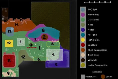 grounded walkthrough 2023|grounded progression map.